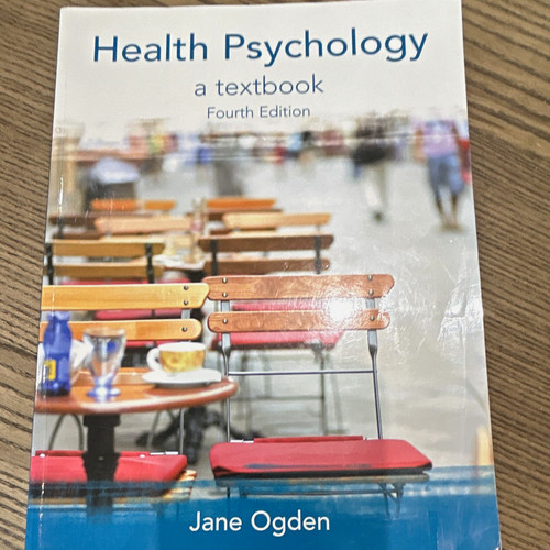 Health psychology textbook - psychology:,