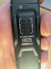 Nitecore EDC25 Ultra Slim Tactical Flashlight/Torch USB-C Rechargeable