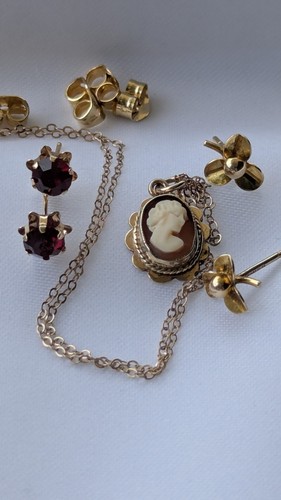 Vintage 9ct gold jewellery - 9ct,