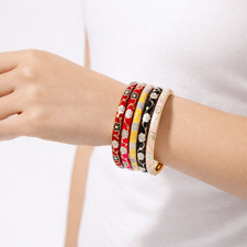 Women Vintage Cloisonne Bangle