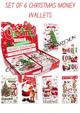 6  Christmas Money Wallets