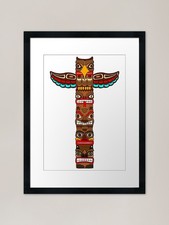 Totem framed art print - totem,