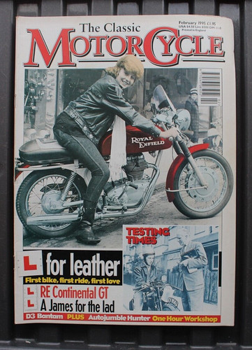 Classic motorcycle feb 1995 - motorcycle,