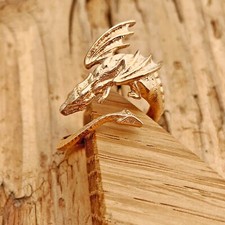 Dragon Ring Adjustable Gold