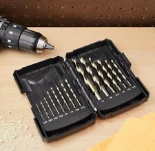 Amazon Brand - Denali 14-Piece Pilot Point Drill Bit Set with Carry Case