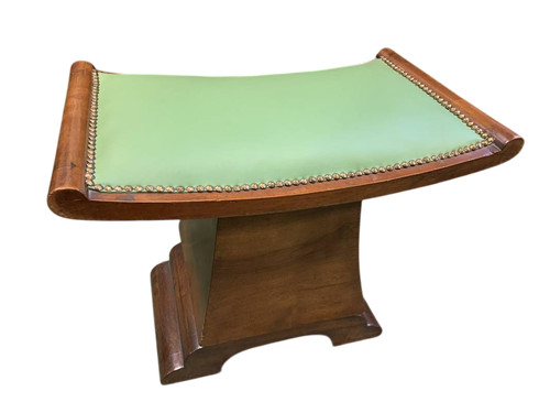 Antique art deco stool 1930s - art,