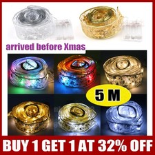 LED Ribbon Christmas Tree Topper Lights Xmas Tree Top Ribbon Bows Party Ornament