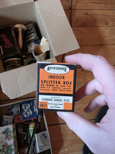 Vintage indoor splitter and - indoor,