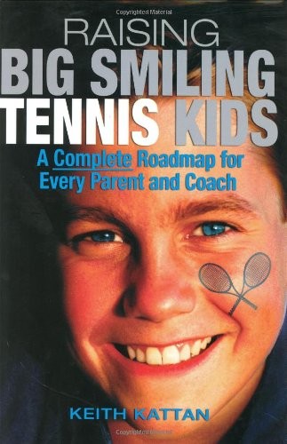 Raising big smiling - big, tennis