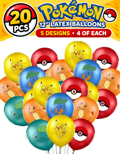 Pokemon balloons latex - balloons,