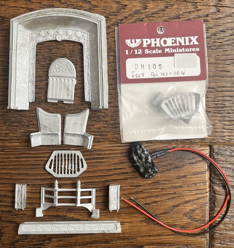 Dolls house fireplace kit - kit, by