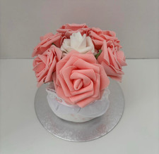 Pink Rose Sock Bouquet Baby