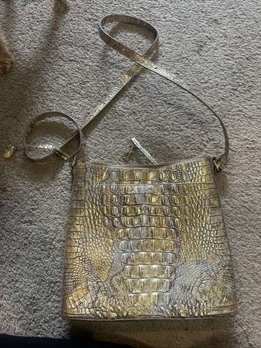Golden brahmin crossbody - golden,