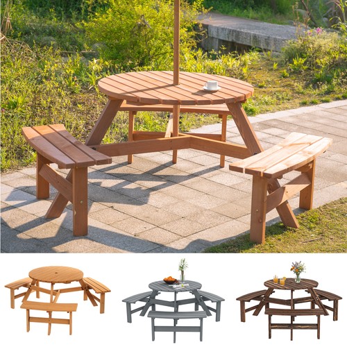 Garden round table chair - table,