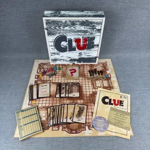 Clue rustic wood box - clue,