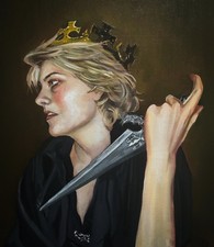Portrait In Oil Paint Original