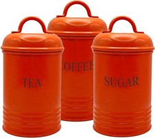 3Pc Airtight Tea Coffee Sugar
