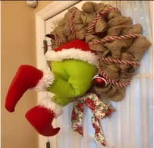 Grinch  Legs Decoration For