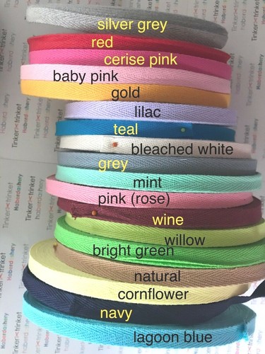 Cotton tape herringbone - 10,