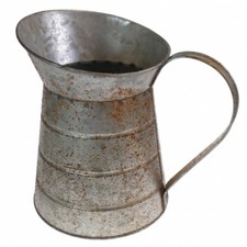 Grey metallic distressed