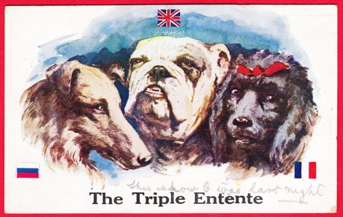 Patriotic wwi postcard the - wwi, postcard-