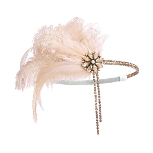 Feather headband womens - headband,
