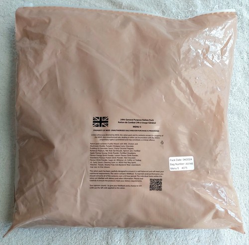 British 24hr ration pack - 24hr,