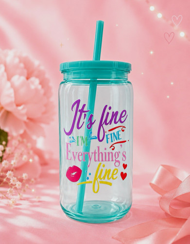 Plastic tumbler with lid - plastic,