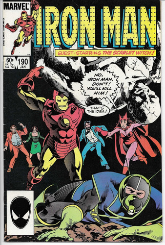 Iron man 190 back - #190,