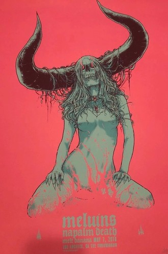 Melvins napalm death poster - death,