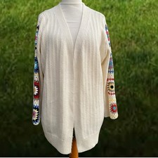 Vintage Cream Knit Crochet