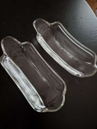 Pair glass banana - of,