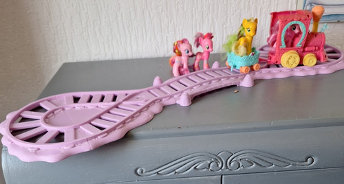 Little pony train - my, set