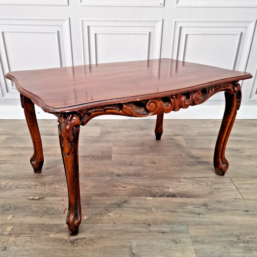 Antique style coffee table - coffee,