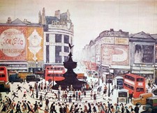 Art postcard lowry - l.s.,