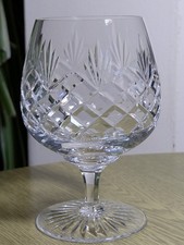 Crystal brandy glasses 4 3/4"
