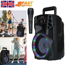 Portable Bluetooth Karaoke Speaker Machine with Microphone Party Songs MP3 Mic
