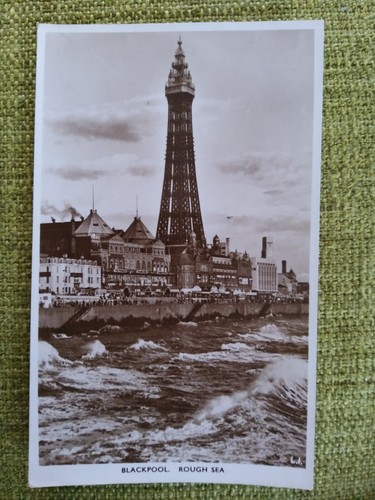 Old blackpool postcard rough - blackpool,