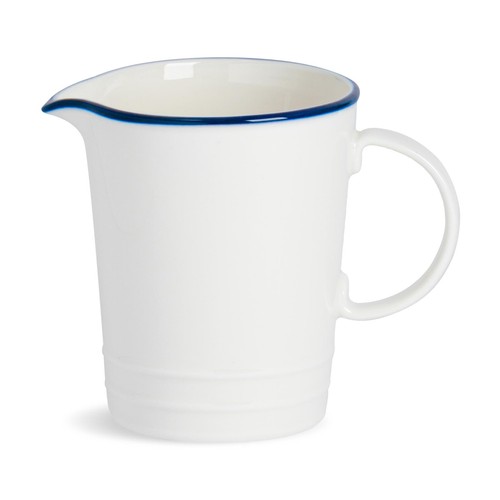 White farmhouse milk jug - white,
