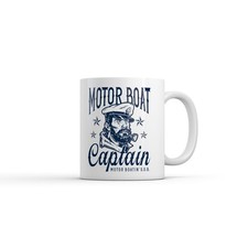 Motor Boat Captain Mug Funny