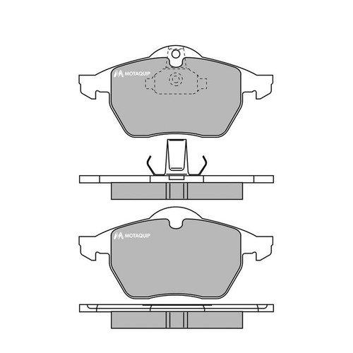 Brake pads set for opel - pads,