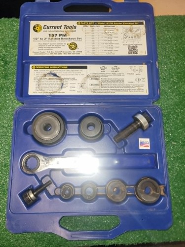 Current tools 157 2 - pm, 1/2"-2"