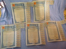 LOT OF 5 1938 $5 27th Year