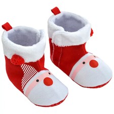 Baby Boots Christmas Santa