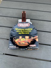 Vision by Corning Small Frying Pan Skillet  Amber Glass 18cm 