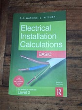 Electrical Installation Work 8th Edition. Watkins and Kitcher Paperback Book VGC