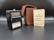 Vinatge Weston Sangamo S85 Bakelite Photometer Original Leather Case WORKING