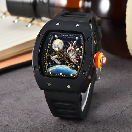 Fashion tonneau men watch - tonneau,
