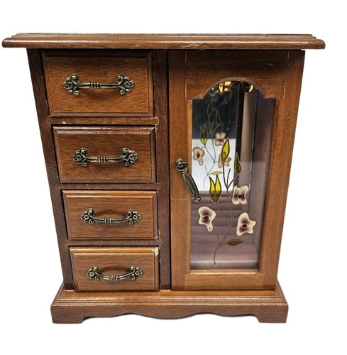 Wooden jewellery cabinet - jewellery, 4