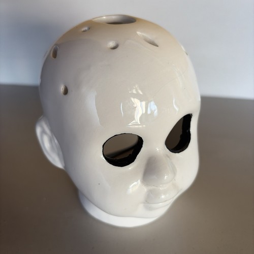 Creepy ceramic dolls head - creepy,